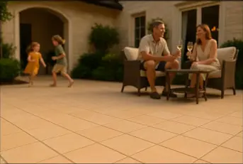 Laser cleaning of stone tile and grout removing soot and stains without abrasion