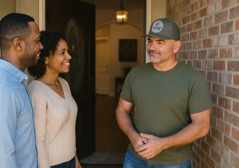 Green Bee Laser technician operating laser cleaning equipment on a surface restoration project